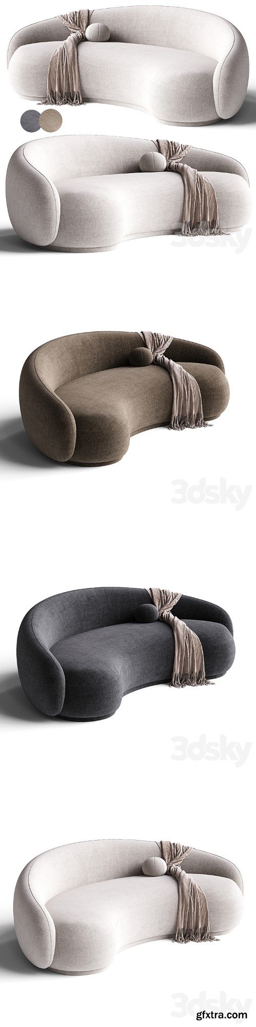 Curved Sofa