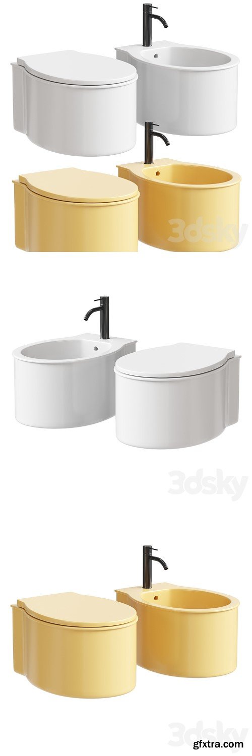 WALL-HUNG ONE HOLE BIDET CATINO