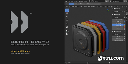 Blender Market - Batch Operations™ 2 Smart Data-Manager V1.16