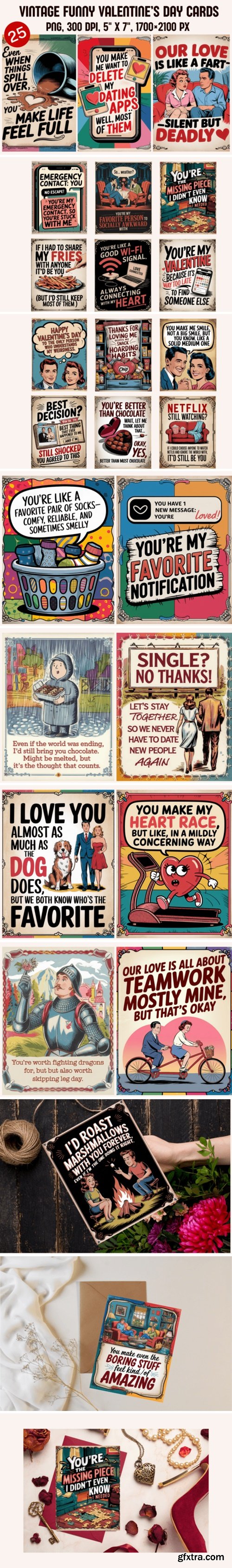 Vintage Funny Valentine’s Day Cards 110499518