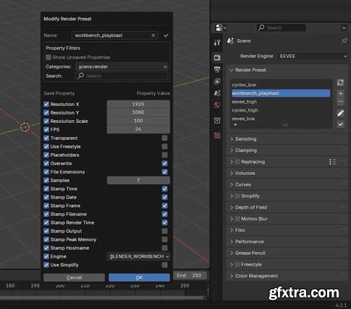 extensions blender Render Preset v1.3.2
