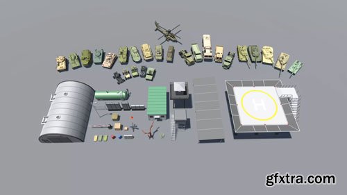 Asset Store &ndash; Stylized Military Vehicles Pack - v1.02