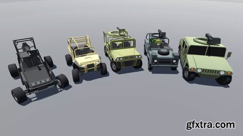 Asset Store &ndash; Stylized Military Vehicles Pack - v1.02