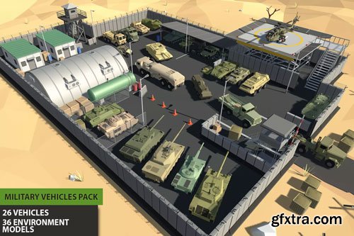 Asset Store &ndash; Stylized Military Vehicles Pack - v1.02