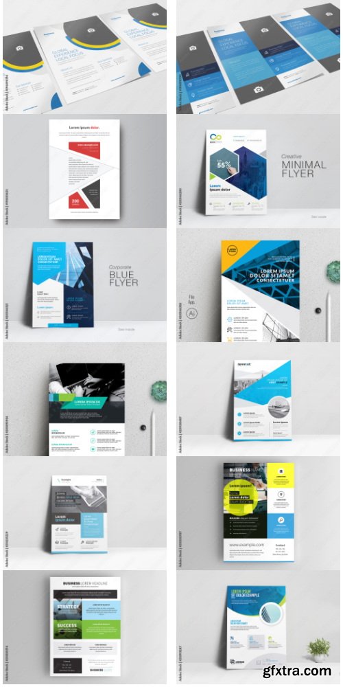 Business Flyer Design Template 2 50xAI