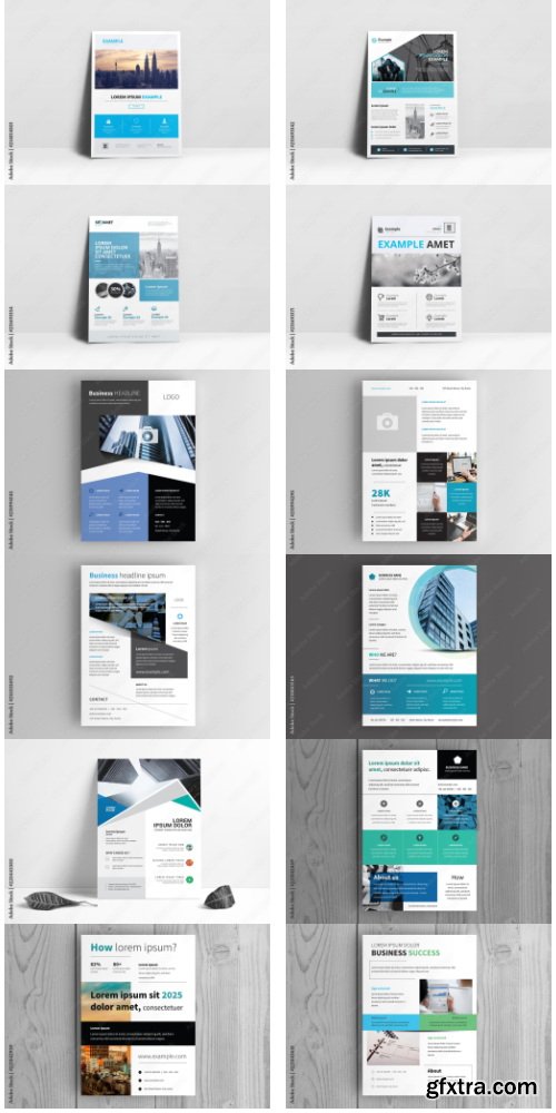 Business Flyer Design Template 2 50xAI