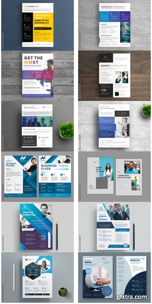 Business Flyer Design Template 2 50xAI