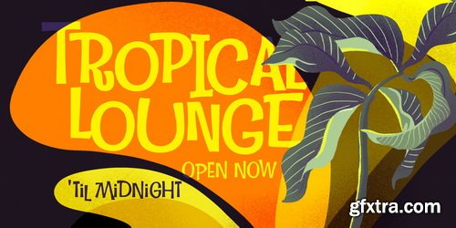 Myfonts - Tropical Lounge Font Family