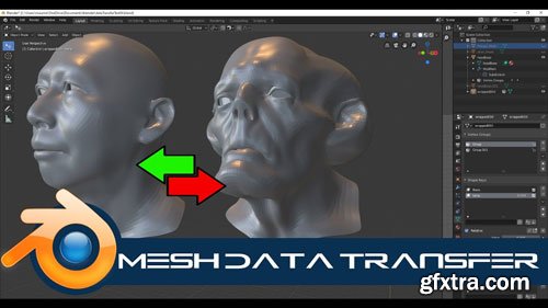 Blender - Mesh Data Transfer v2.0.6