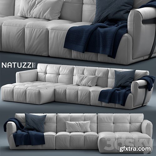 3DSky - Sofa Herman NATUZZI ITALIA