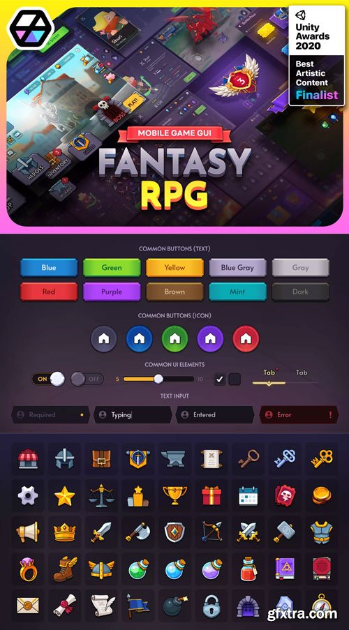 Asset Store &ndash; GUI Pro - Fantasy RPG - v4.0.0