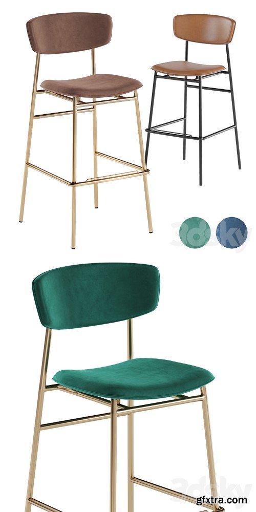 Calligaris Fifties barstool