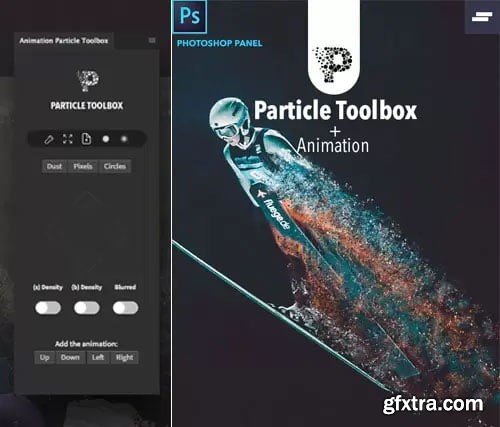 Animation Particle Toolbox Photoshop Panel