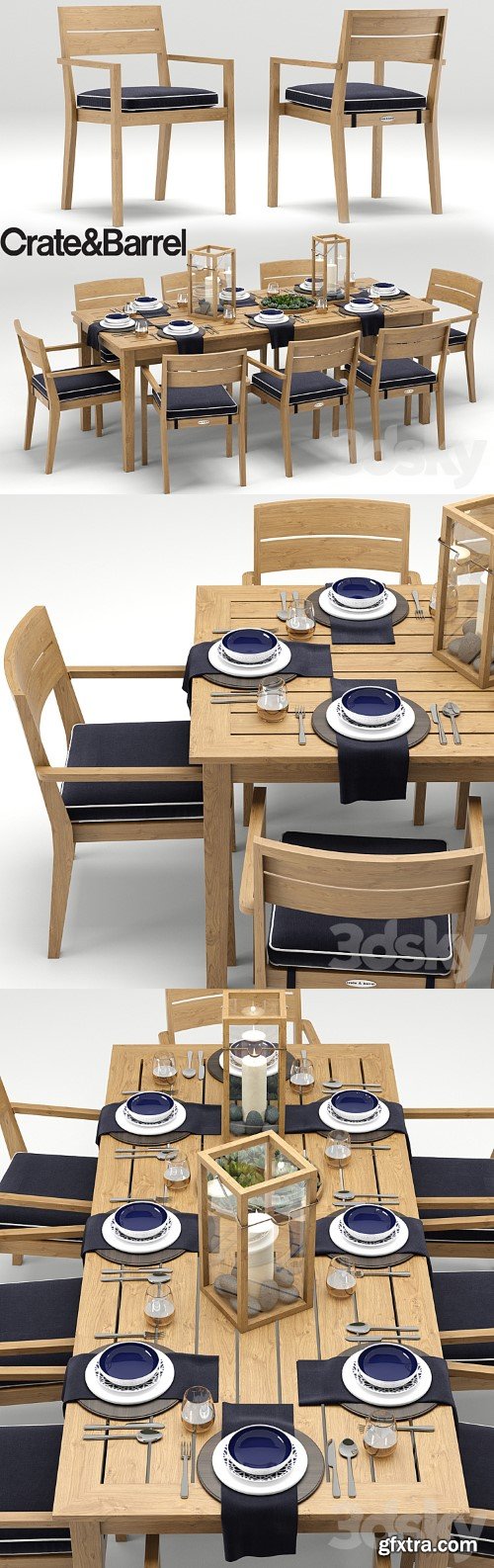 Regatta Dining Collection, Crate&Barrel