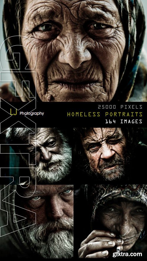 Lee Jeffries - Homeless Portraits, 164 HQ Images!