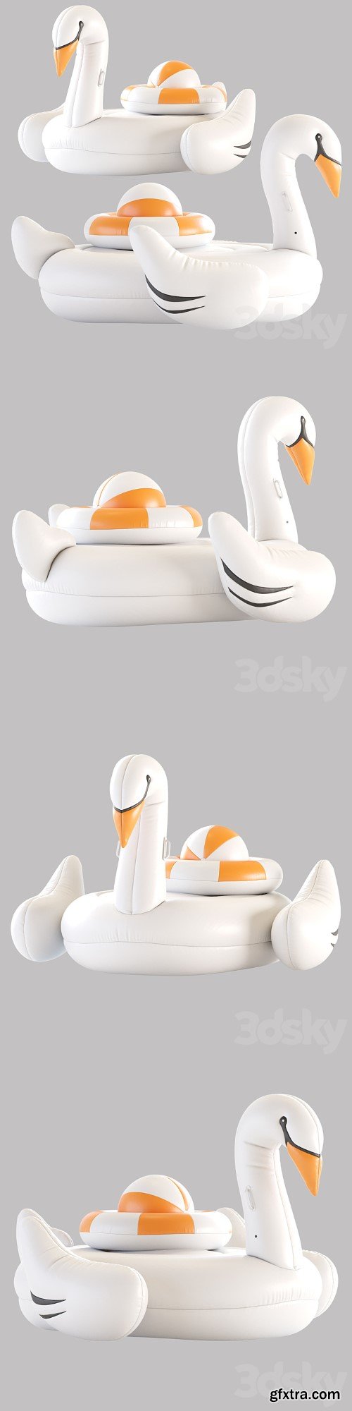 Swan Pool Float