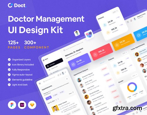 UIHut - Doct - Doctor Management Web App UI KIT