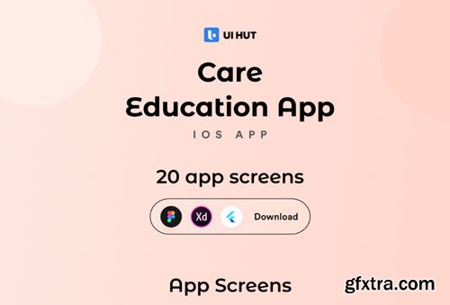 UIHut - Care Education App UI Kit