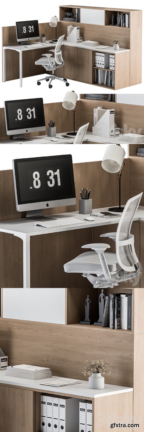 Office Furniture - employee Set 44