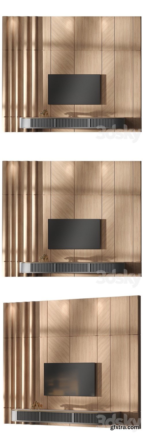 TV set wall 05