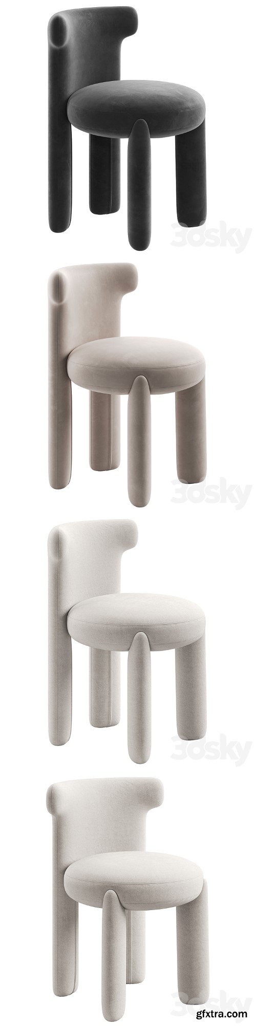 Chair Cossette by Meridiani