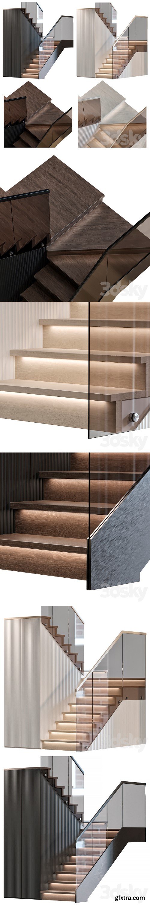 Stair modern 3m