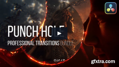 Videohive  Punch Hole Transitions for DaVinci Resolve 55612485