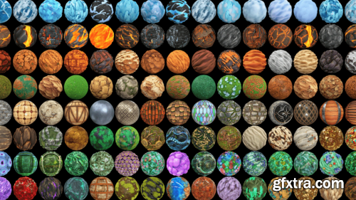 200+ Stylized Textures Bundle - RPG Environment