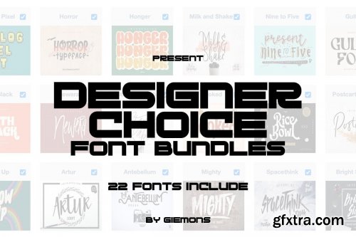 Designer Choice Font Bundle