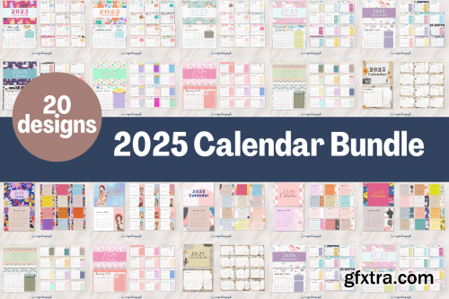 2025 Calendar Bundle