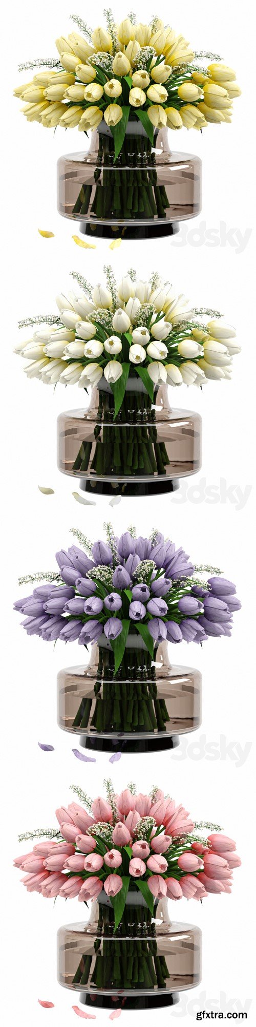 Vase with tulips