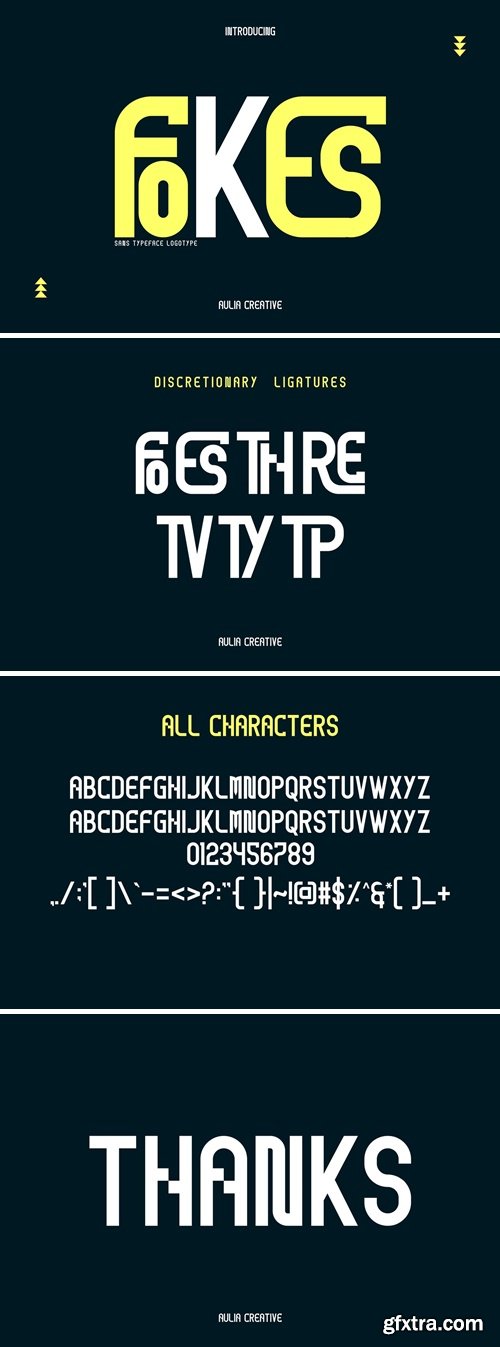 Fokes Modern Sans Typeface Font