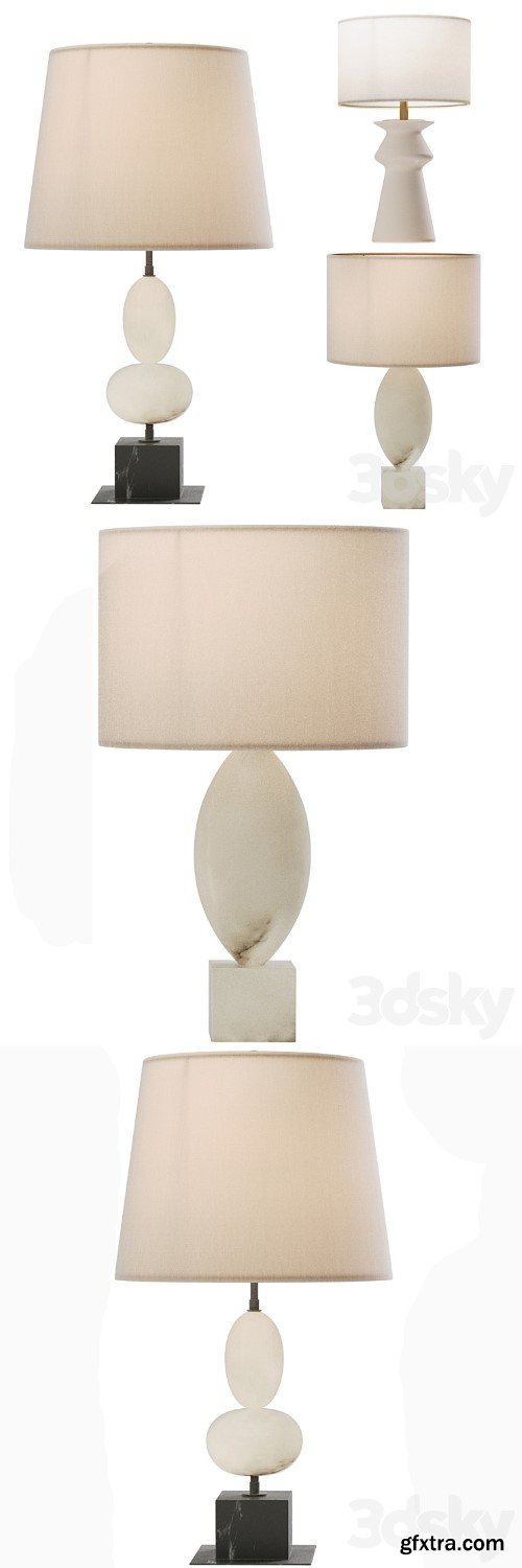 table lamp set aren 01- Versa & Dani & Amagansett