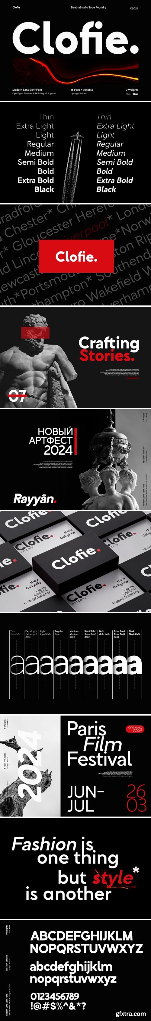 CM - Clofie - Modern Sans serif 282308028