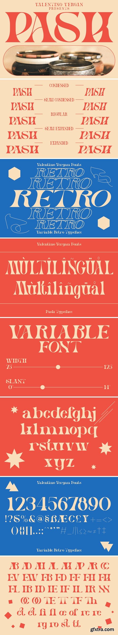 CM - Pask - Variable Retro Font Family 13475657