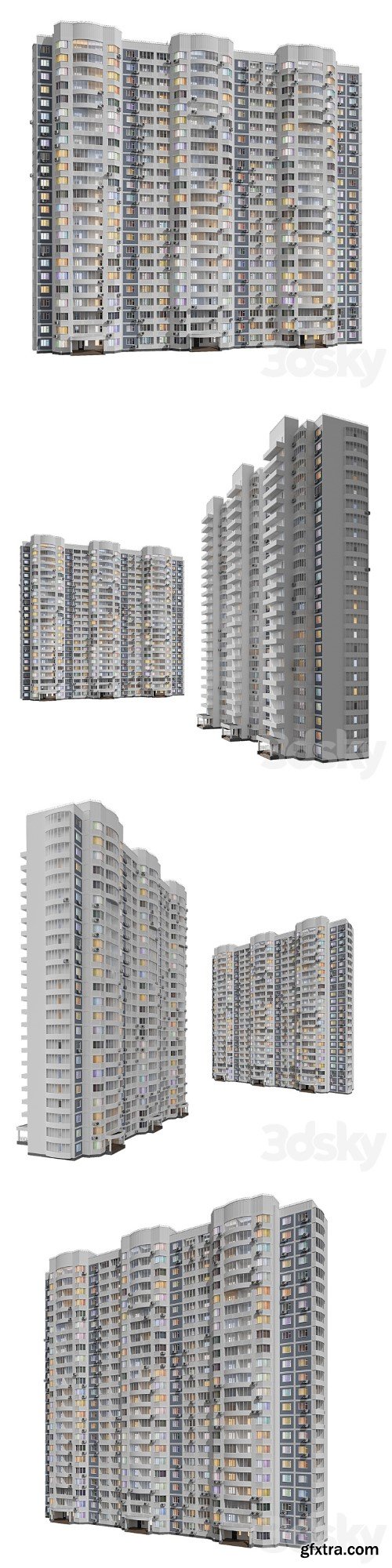 Kope M Parus 3 sections 23 floors