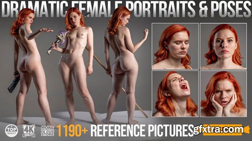 1190+ Dramatic Female Poses and Portraits