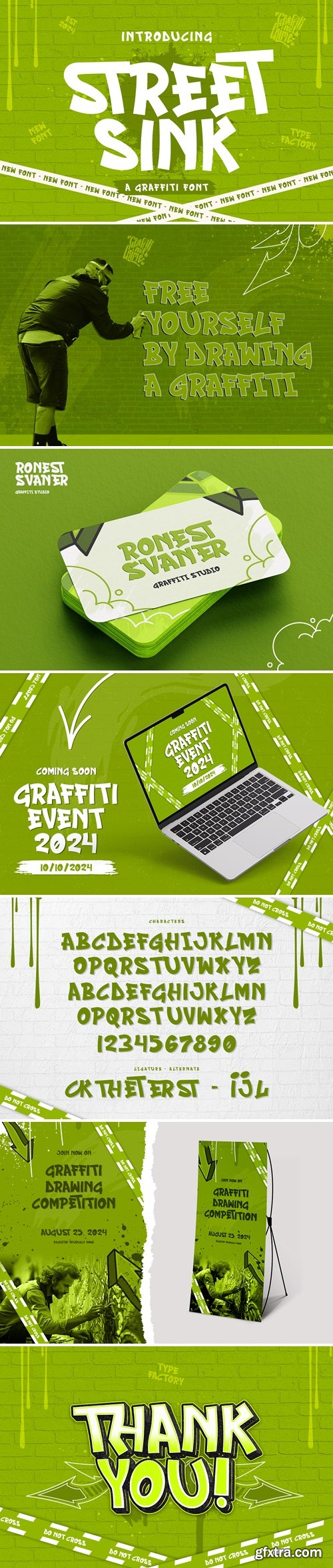 Streetsink - Graffiti Font