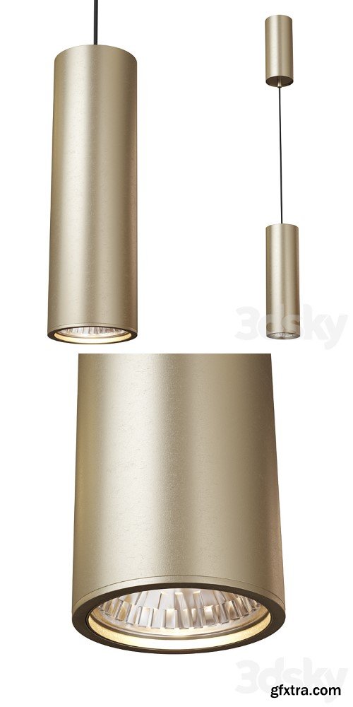 Pendant lamp Odeon Light Hightech Vincere 3828/1C