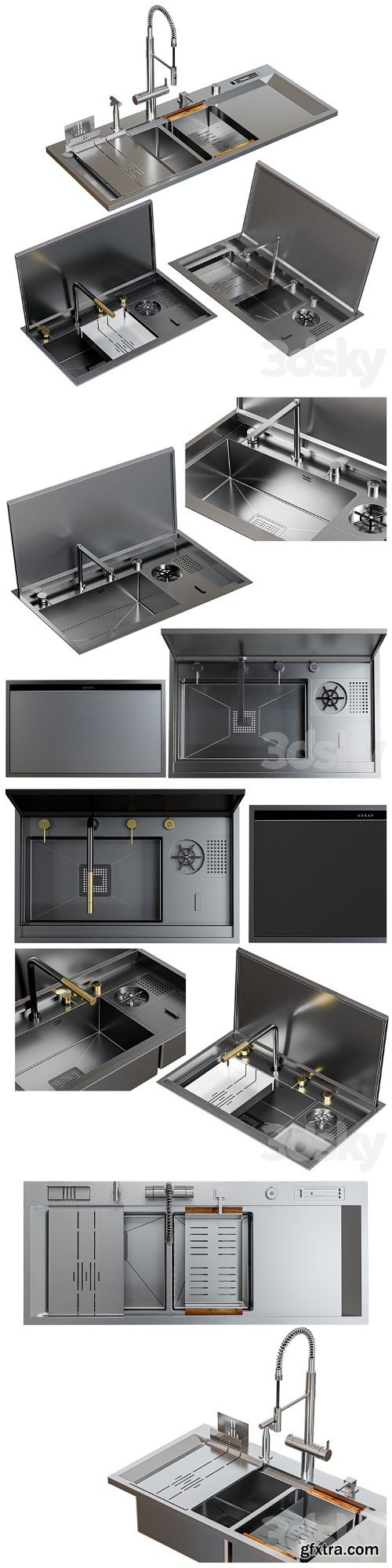 Asras sink set