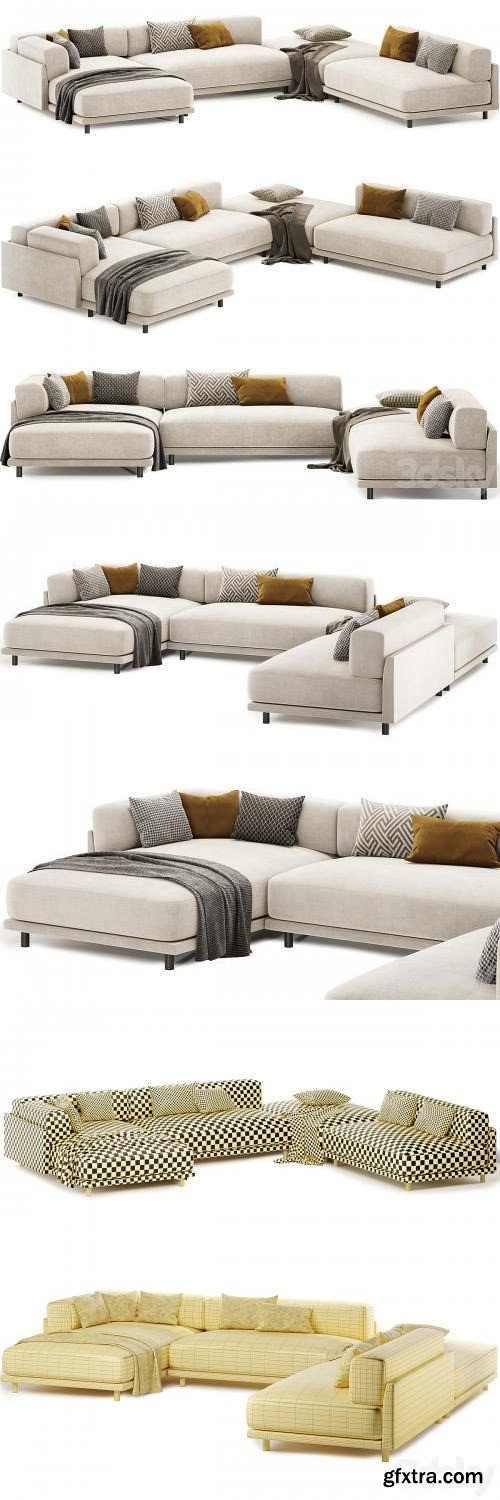 Sunday J Sectional Sofa with Chaise