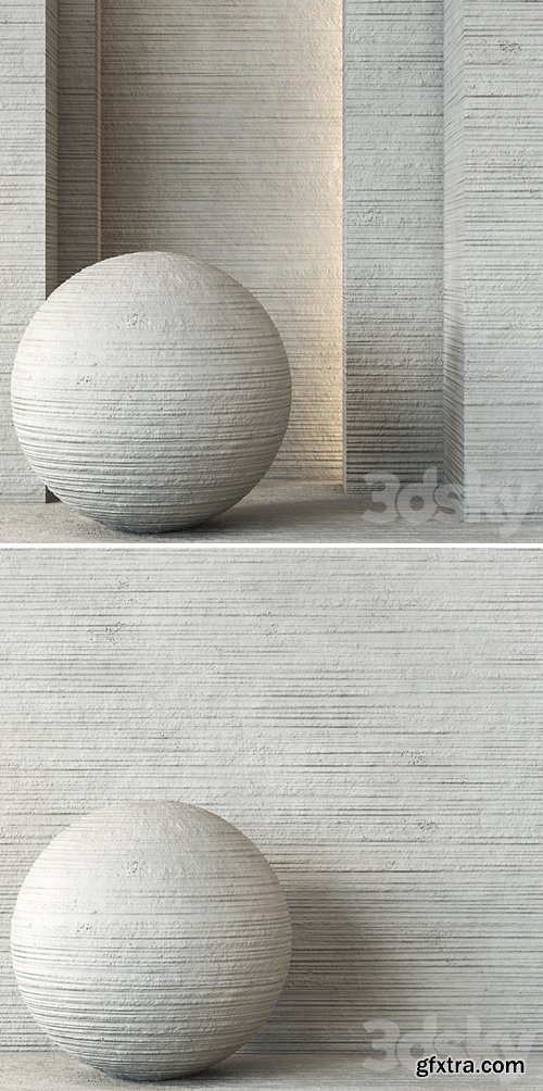 Decorative Wall Plaster Texture 4K - Seamless