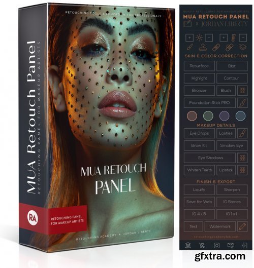 Retouching Academy - MUA Retouch Panel for Adobe Photoshop