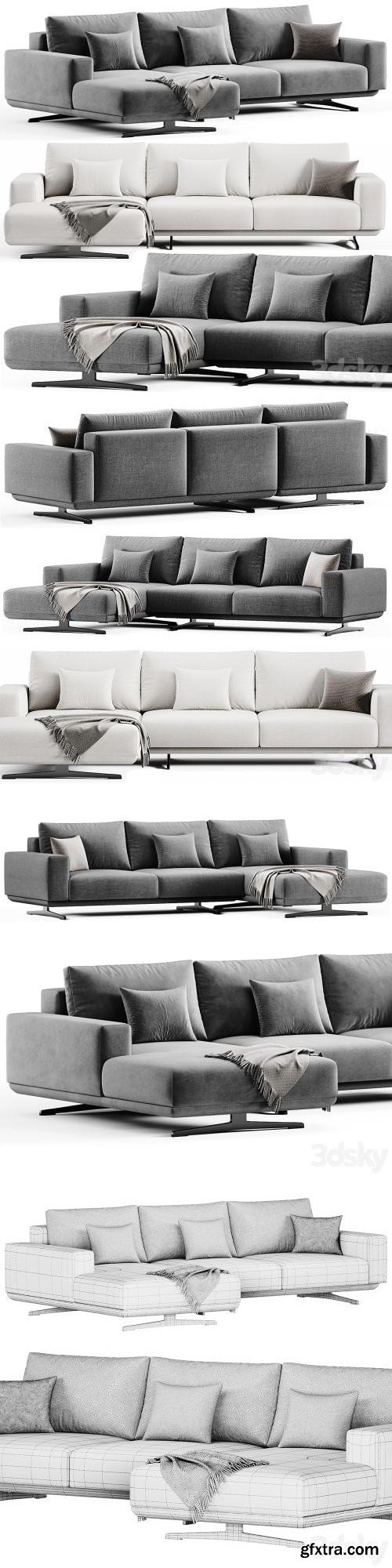 Zillis Corner Sofa By Skdesign