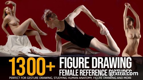 Artstation - Grafit Studio - 1300+ Figure Drawing Female Reference Pictures [Nudity]