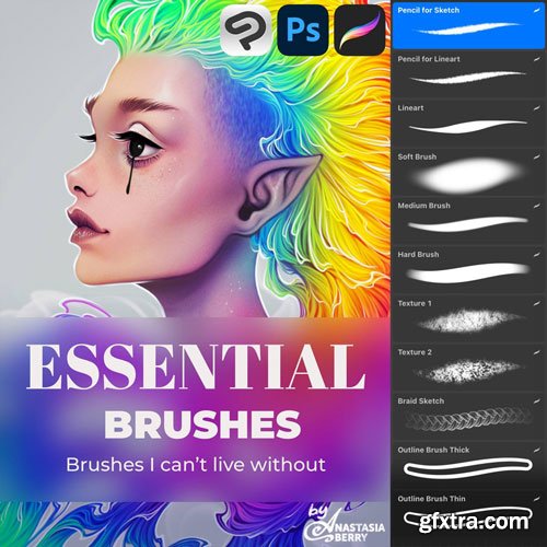 AnastasiaDeg Brushes Pack For Procreate