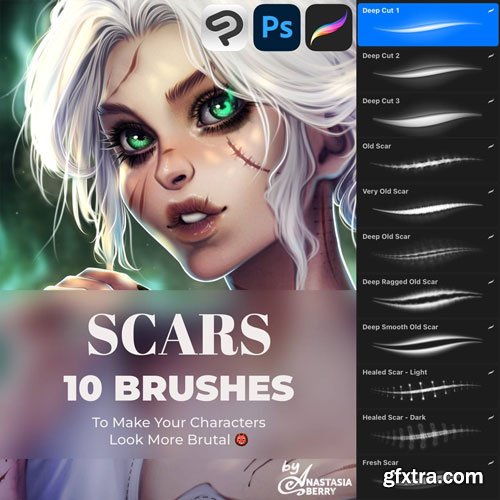 AnastasiaDeg Brushes Pack For Procreate