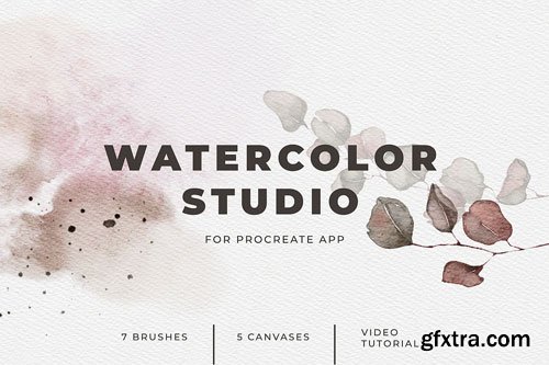 Creativemarket - Procreate Watercolor Brushes &amp; Paper