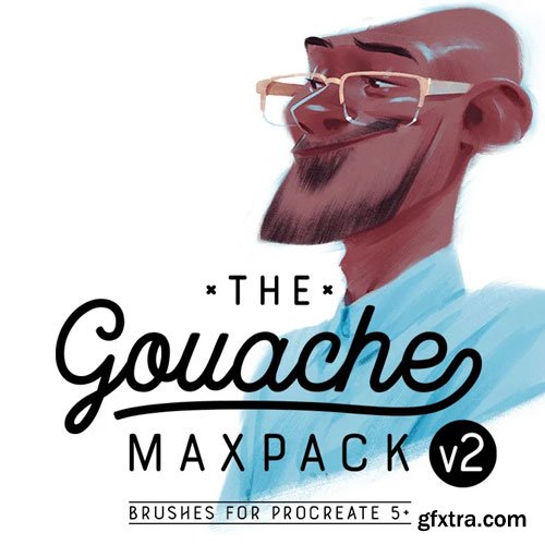 Gumroad - The Gouache MaxPack v2 - Brushes for Procreate