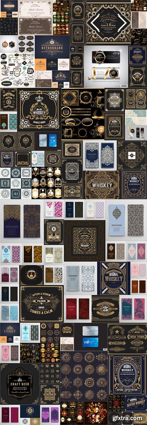 Design elements - 100 vector collection